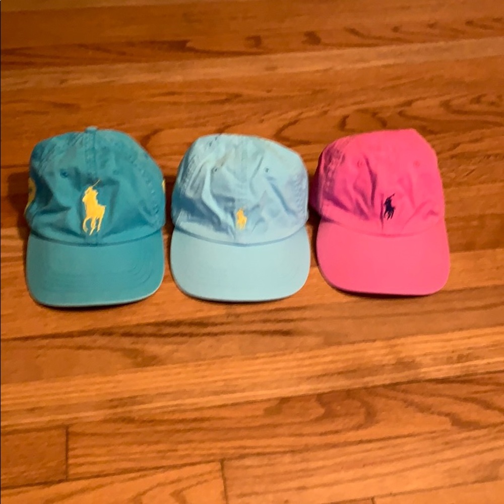 Three Polo by Ralph Lauren hats
